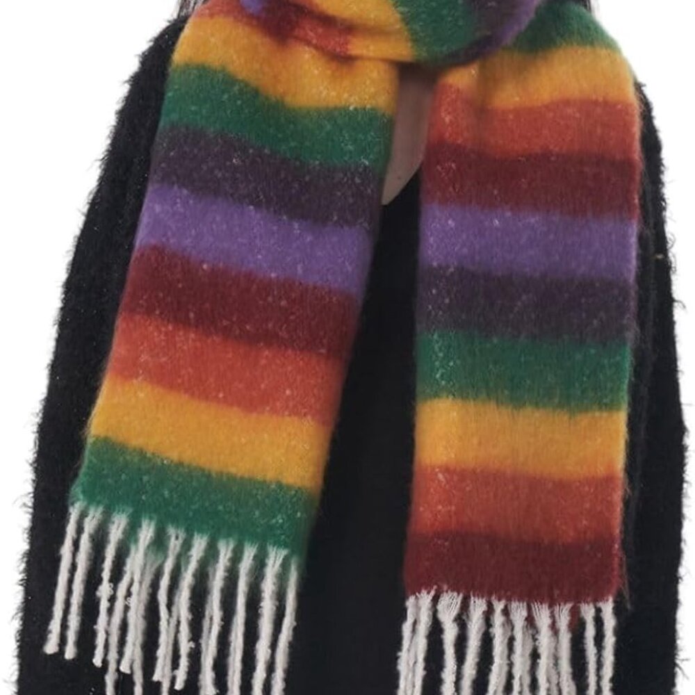 Womens Winter Scarf Long Blanket Warm Thick Scarfs for Women Cold Weather Shawl
